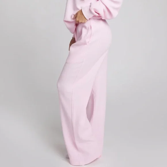 Comfrt Waffle Lounge Pant Cherry Blossom Pink - Picture 2 of 9